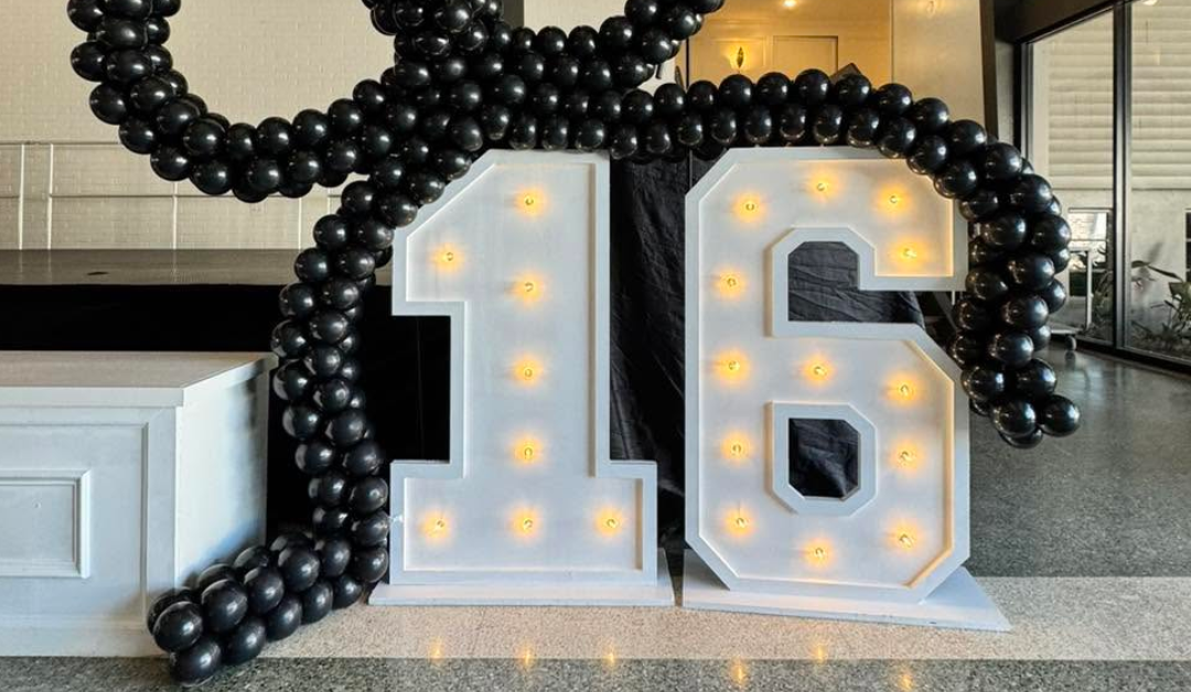 Sweet 16 Party Ideas - DJs, Photo Booths, Marquee Numbers & More
